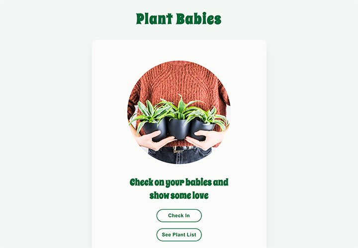 Plant Babies Project